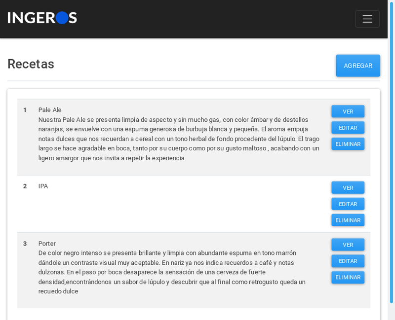 Tablero control de fermentacion